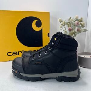 Carhartt Ground Force Waterproof 6-Inch Composite Toe Work Boot Black Men 8M NWB